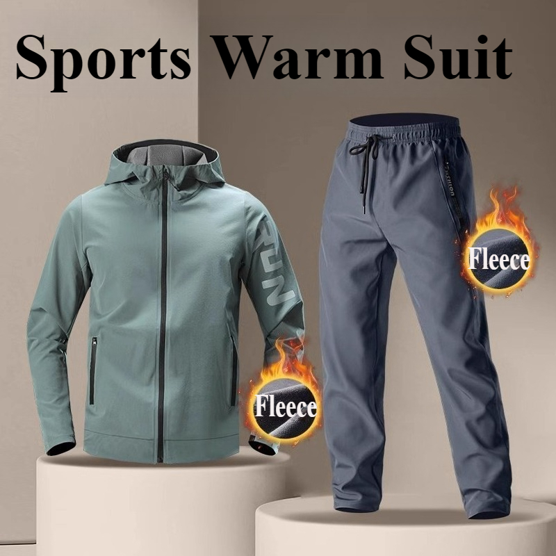 Men's Warm Fleece Sportswear S - огляд і ціна Running Gear Outfit