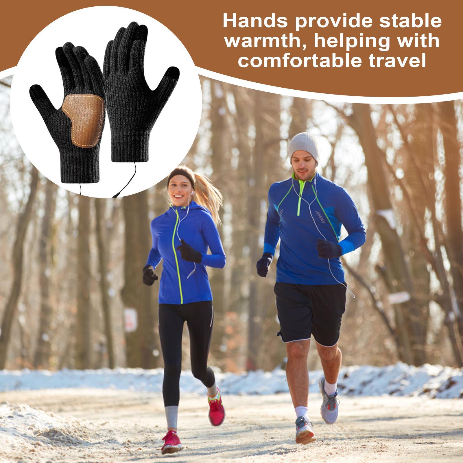 USB Heated Gloves with Touchsc - огляд і ціна Running Gear In Cold Weather