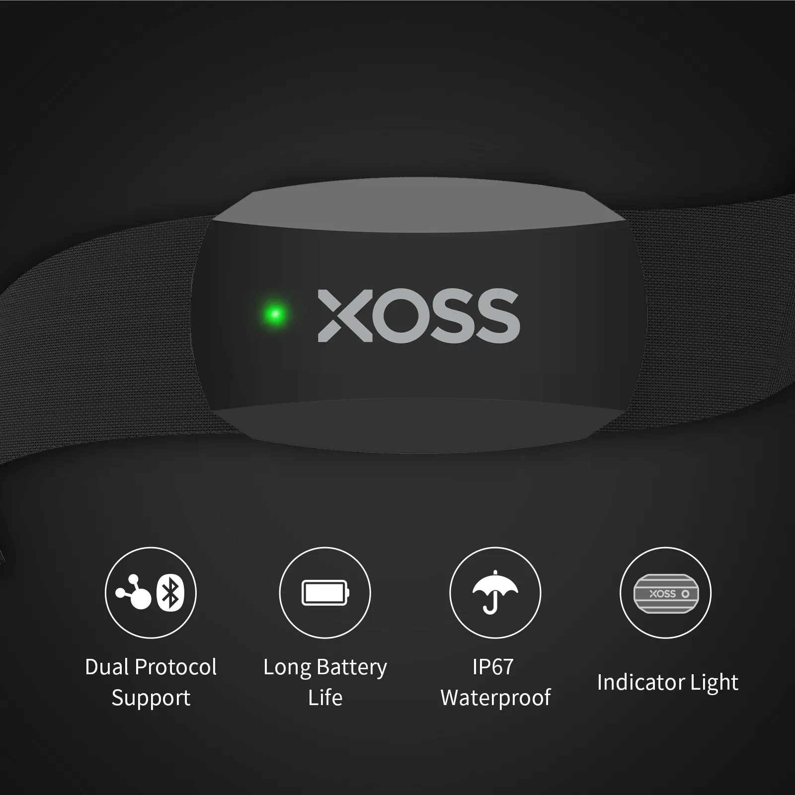 XOSS X2 Chest Strap Heart Rate - огляд і ціна Heart Rate Strap Chest