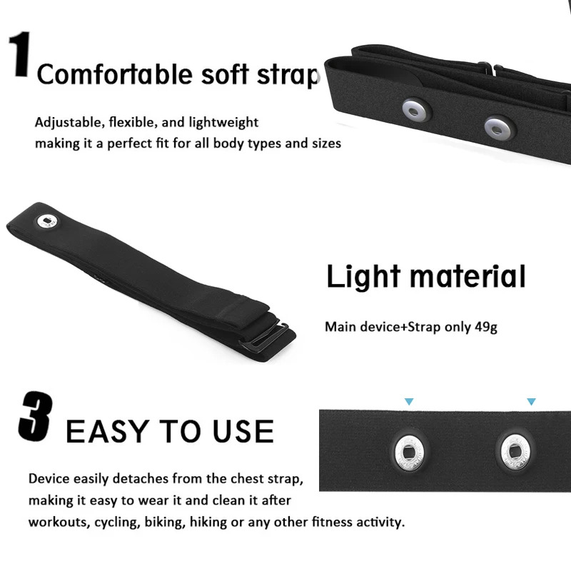 Premium Replacement Heart Rate - огляд і ціна Heart Rate Strap Chest
